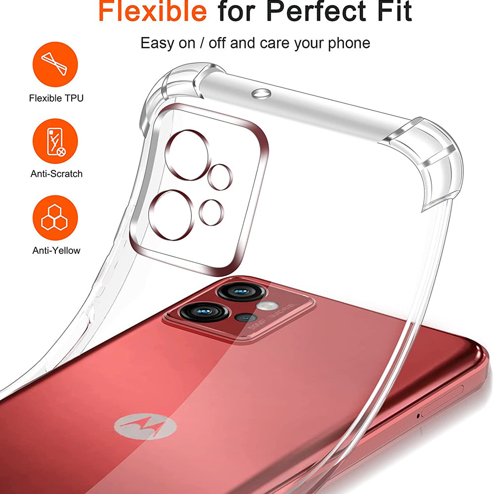 Etui na Motorola Moto G32, Techsuit, Shockproof Clear, Przezroczyste