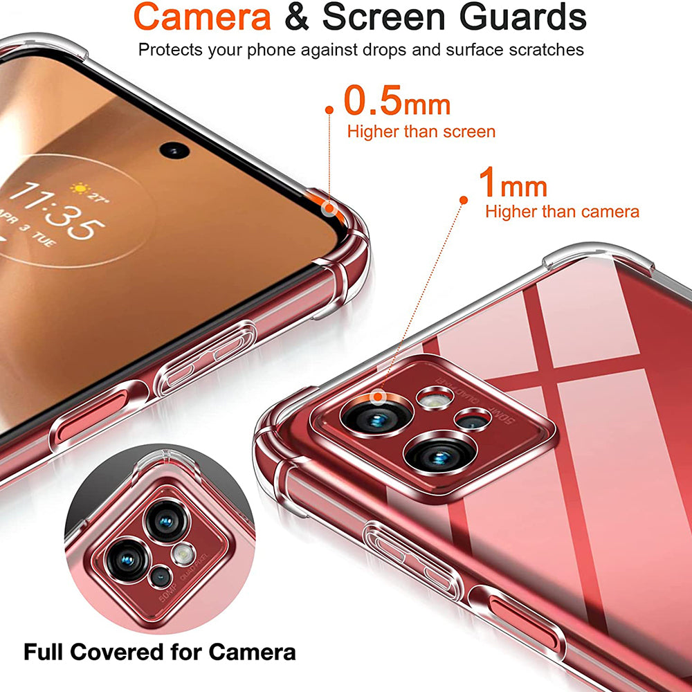 Etui na Motorola Moto G32, Techsuit, Shockproof Clear, Przezroczyste