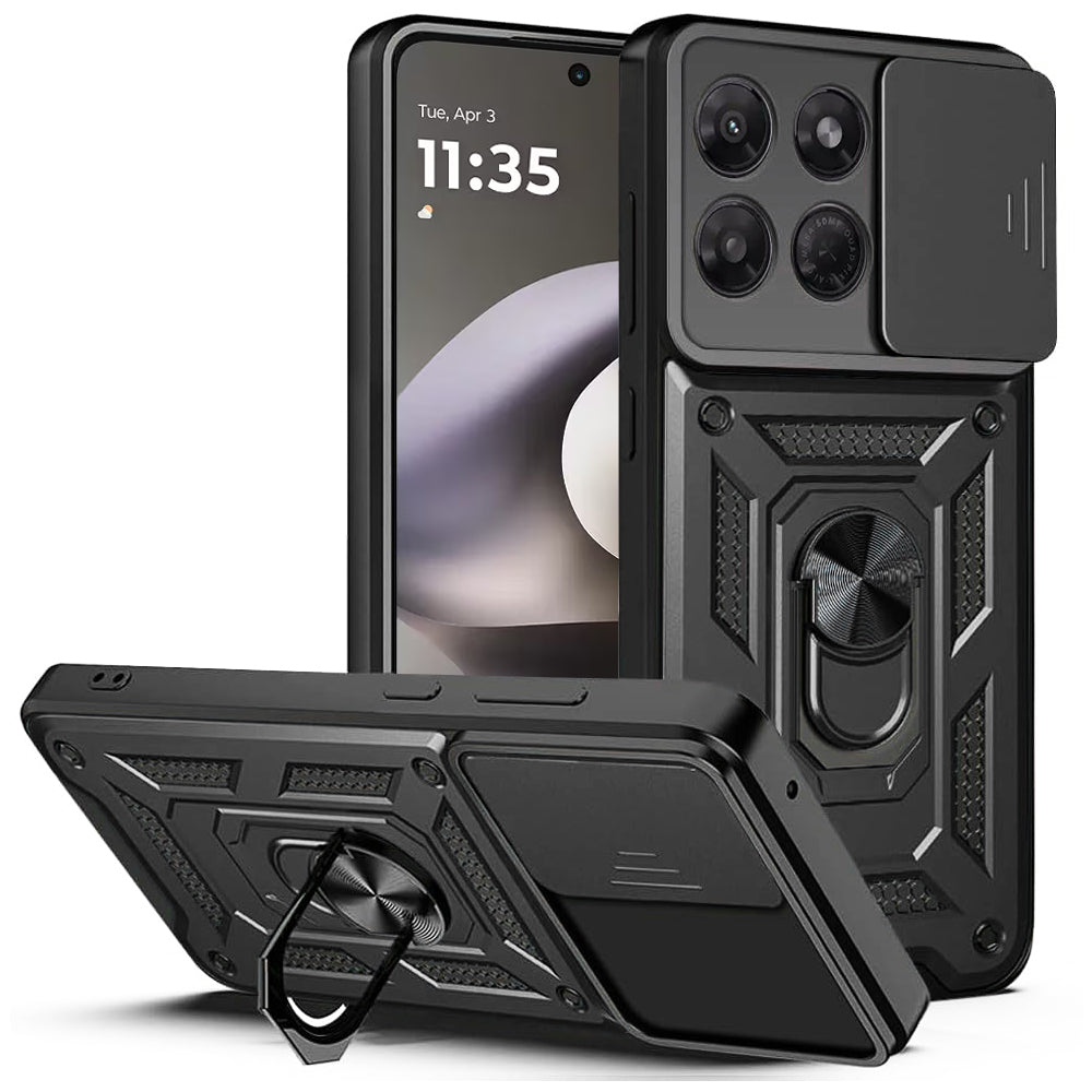 Etui na Motorola Moto G37 Power, Techsuit, CamShield, Czarna