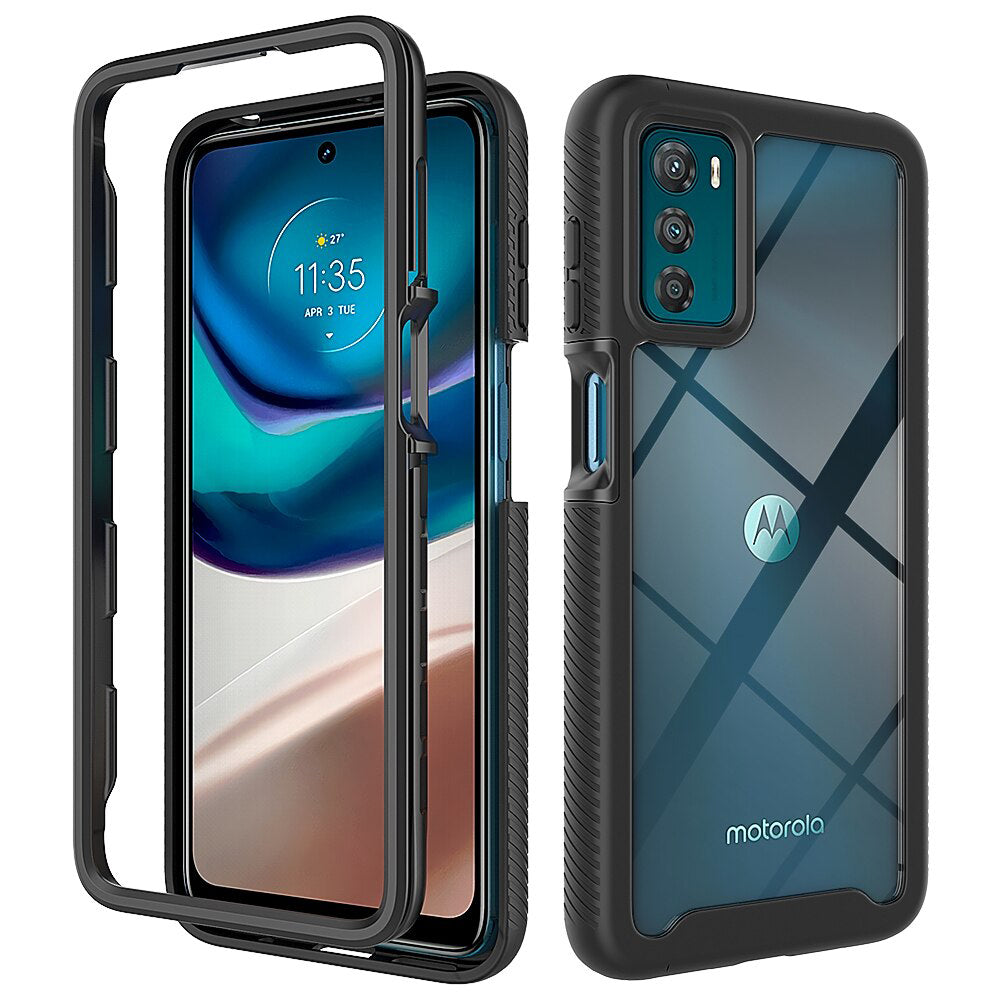 Case for Motorola Moto G42, Techsuit, Defense360 Pro, Black