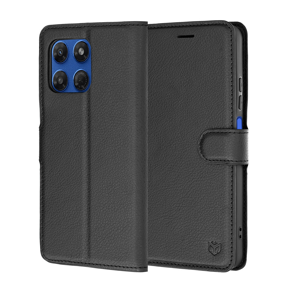 Etui na Motorola Moto G47 / G37 Power / G37, Techsuit, Leather Folio, czarne