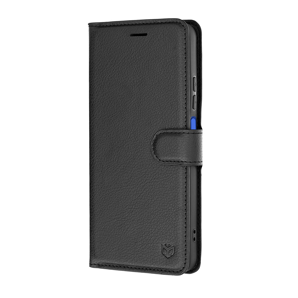 Etui na Motorola Moto G47 / G37 Power / G37, Techsuit, Leather Folio, czarne