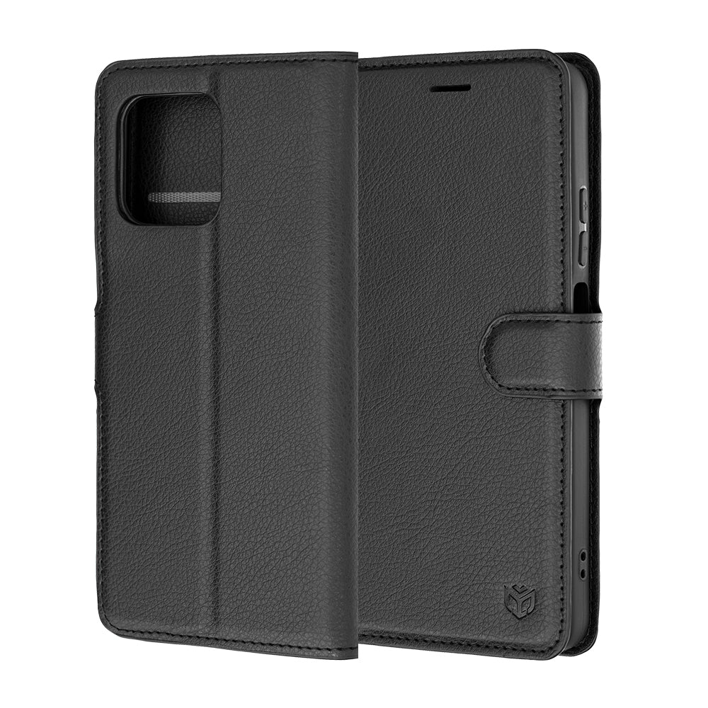 Etui na Motorola Moto G47 / G37 Power / G37, Techsuit, Leather Folio, czarne
