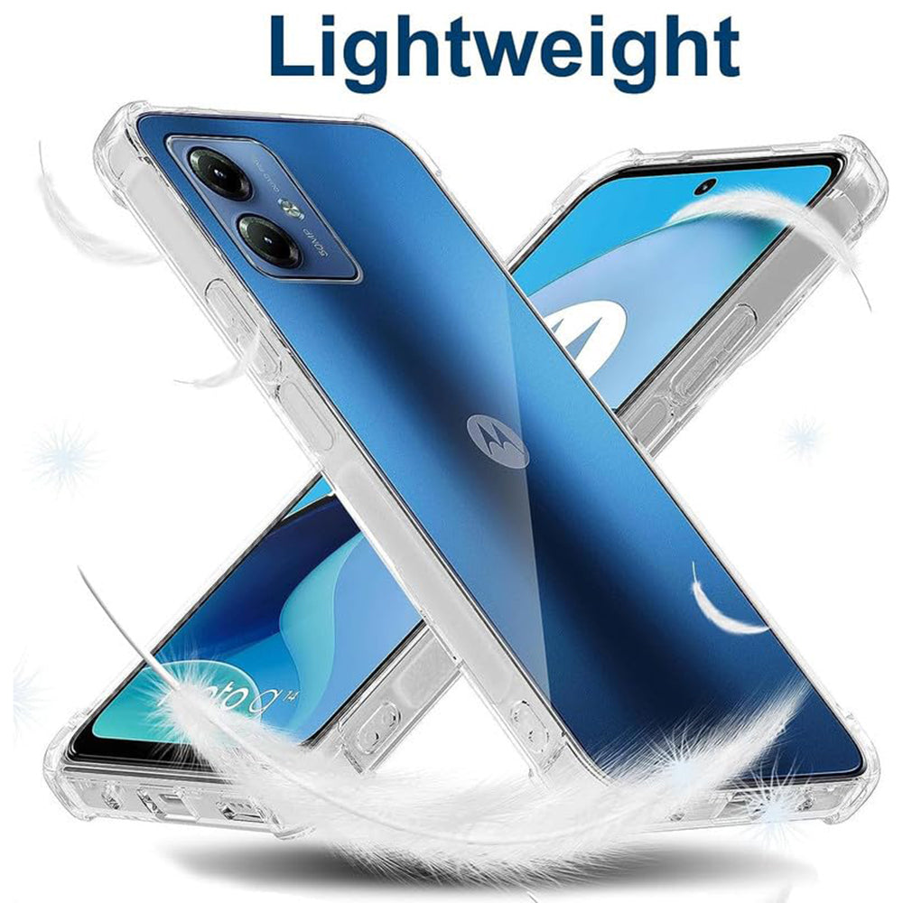 Etui na Motorola Moto G54, Techsuit, Shockproof Clear, Przezroczyste