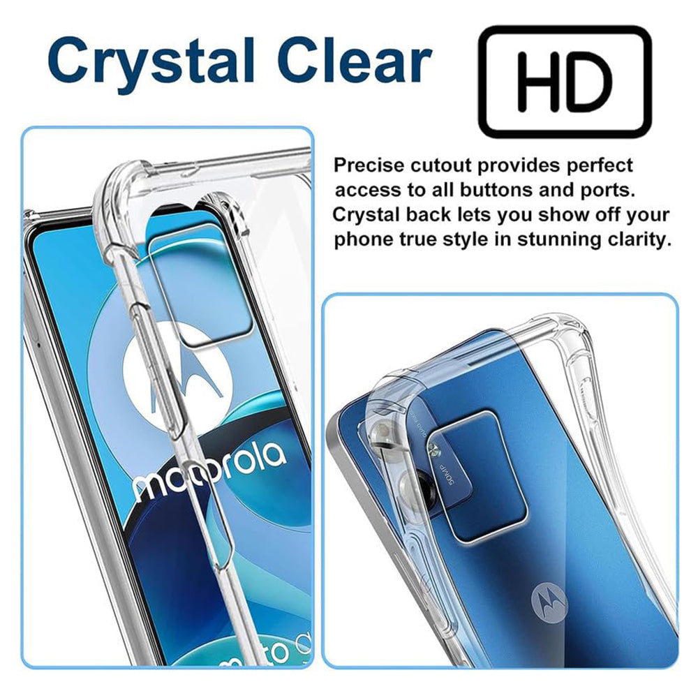 Etui na Motorola Moto G54, Techsuit, Shockproof Clear, Przezroczyste