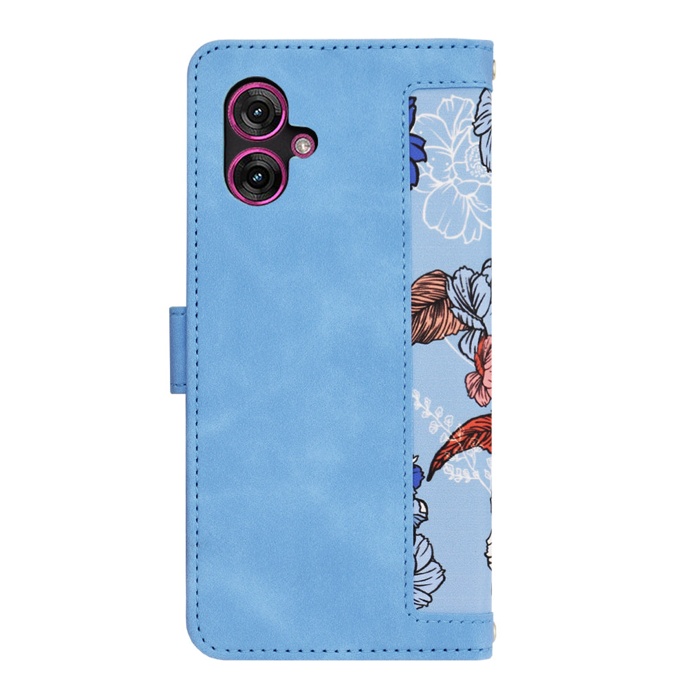 Etui na Motorola Moto G55, Techsuit, FlipCraft, Niebieski