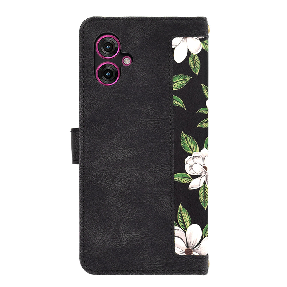 Etui na Motorola Moto G55, Techsuit, FlipCraft, czarne