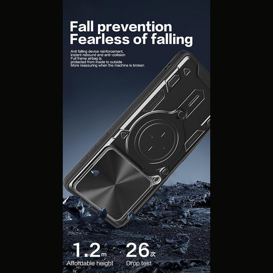 Etui na Motorola Moto G67 Power / G57 Power, Techsuit, CamGuard Pro, Czarne