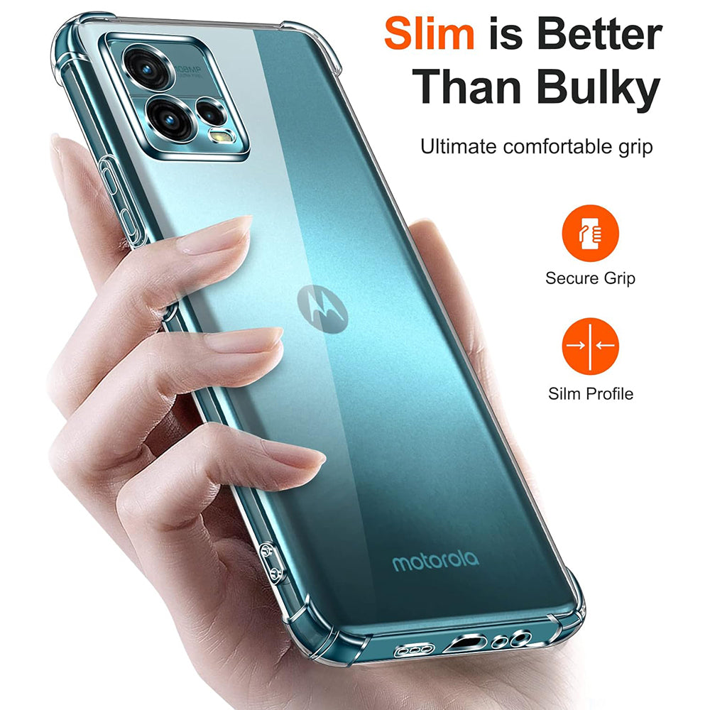 Etui na Motorola Moto G72, Techsuit, Shockproof Clear, Przezroczyste