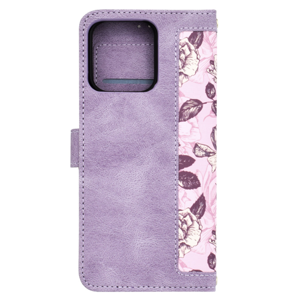 Etui na Motorola Moto G75, Techsuit, FlipCraft, Fioletowy