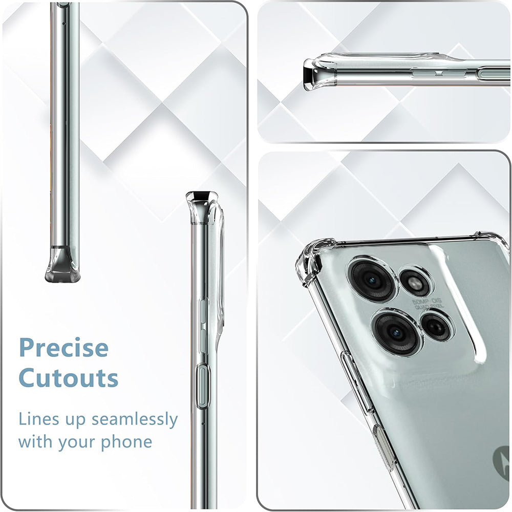 Etui na Motorola Moto G75, Techsuit, Shockproof Clear, Przezroczyste