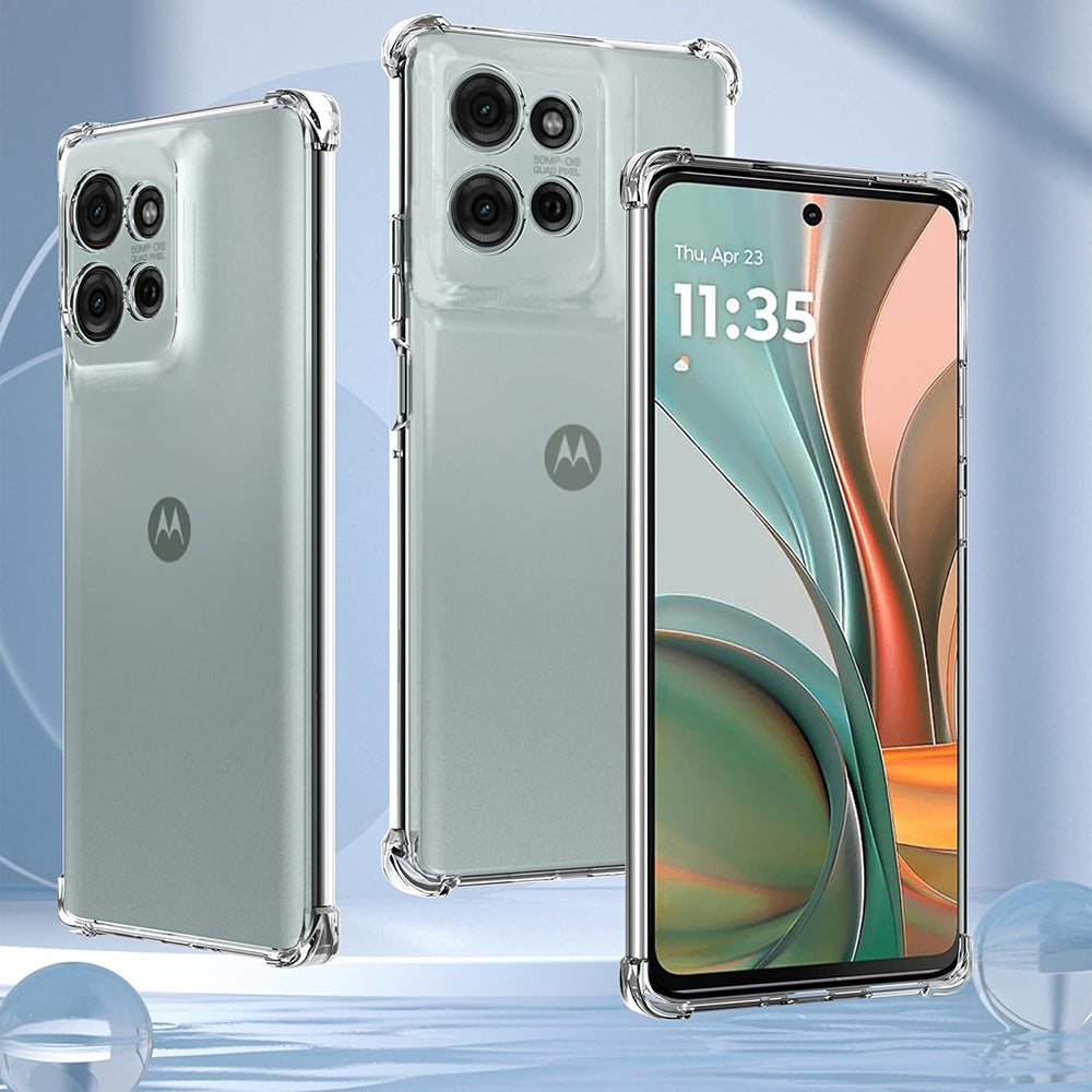 Etui na Motorola Moto G75, Techsuit, Shockproof Clear, Przezroczyste