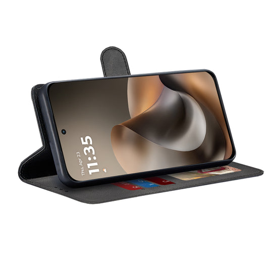 Etui na Motorola Moto G77 / G67, Techsuit, Diary Book, Czarne