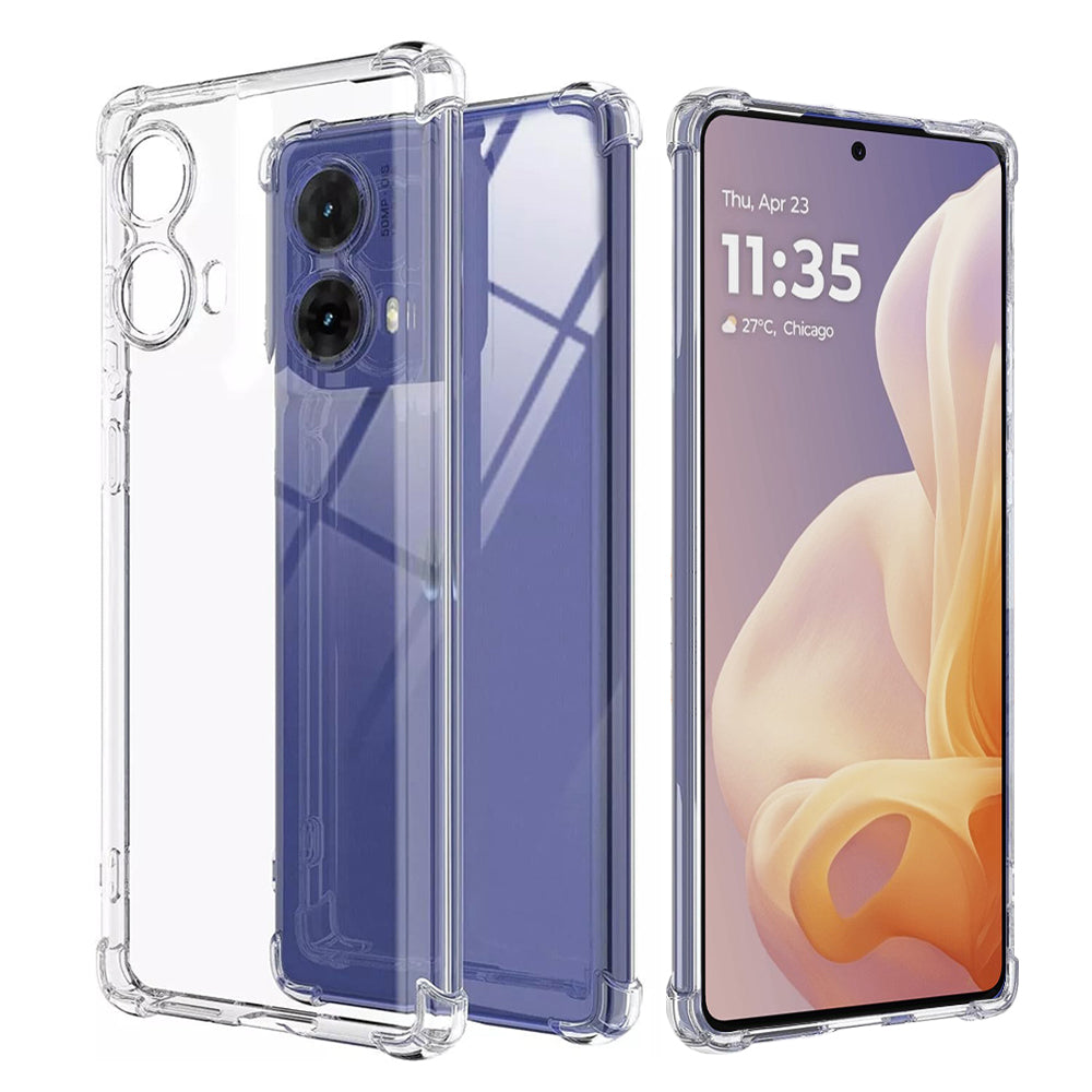 Etui na Motorola Moto G85, Techsuit, Shockproof Clear, Przezroczyste