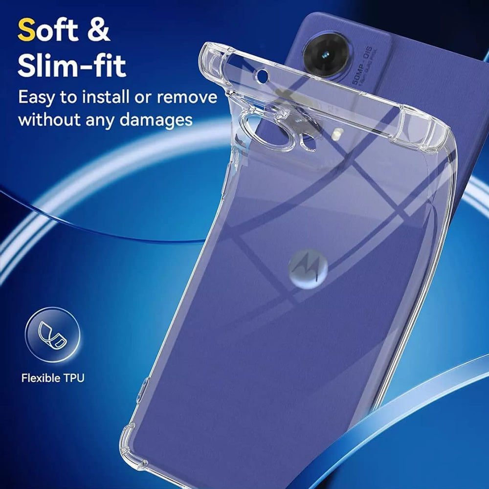 Etui na Motorola Moto G85, Techsuit, Shockproof Clear, Przezroczyste