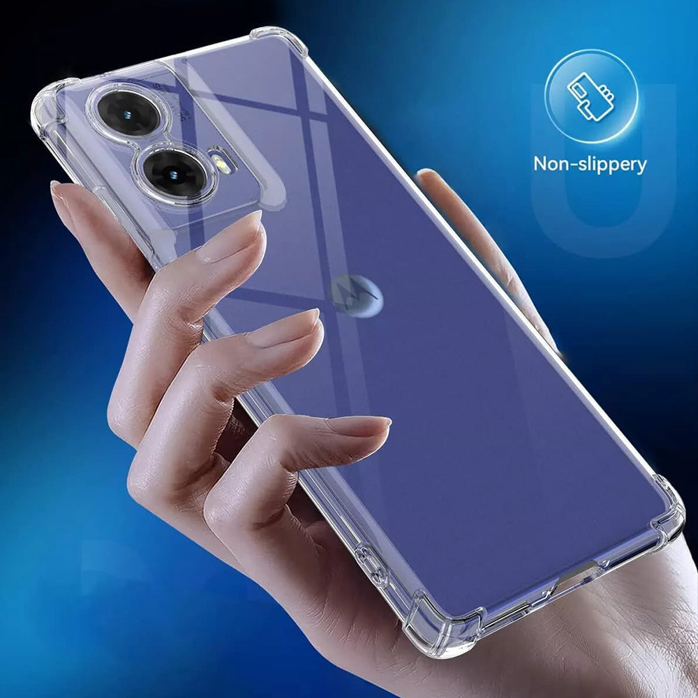 Etui na Motorola Moto G85, Techsuit, Shockproof Clear, Przezroczyste