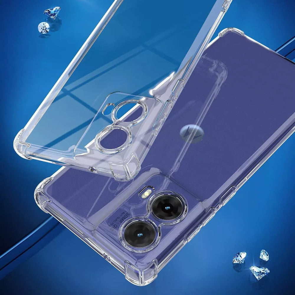 Etui na Motorola Moto G85, Techsuit, Shockproof Clear, Przezroczyste