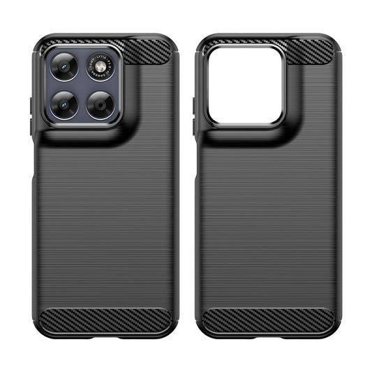 Etui na Motorola Moto G87, Techsuit, Carbon, Czarny
