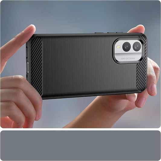 Etui na Nokia X30, Techsuit, Carbon, Czarny