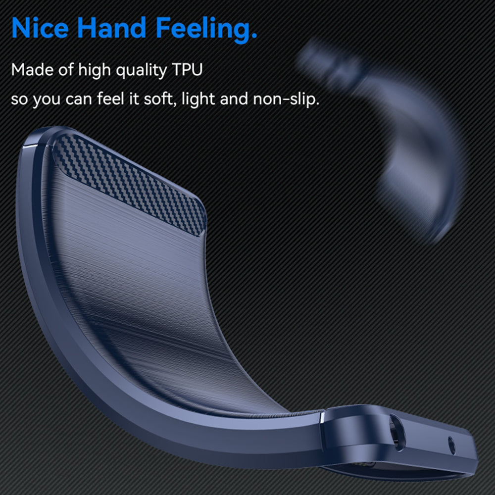 Etui na Nothing CMF Phone 1, Techsuit, Carbon, Niebieskie
