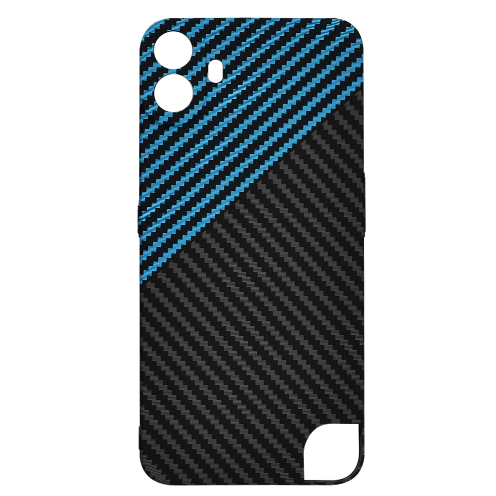 Etui na Nothing CMF Phone 1, Techsuit, Carbonite FiberShell, Czarna Bleu