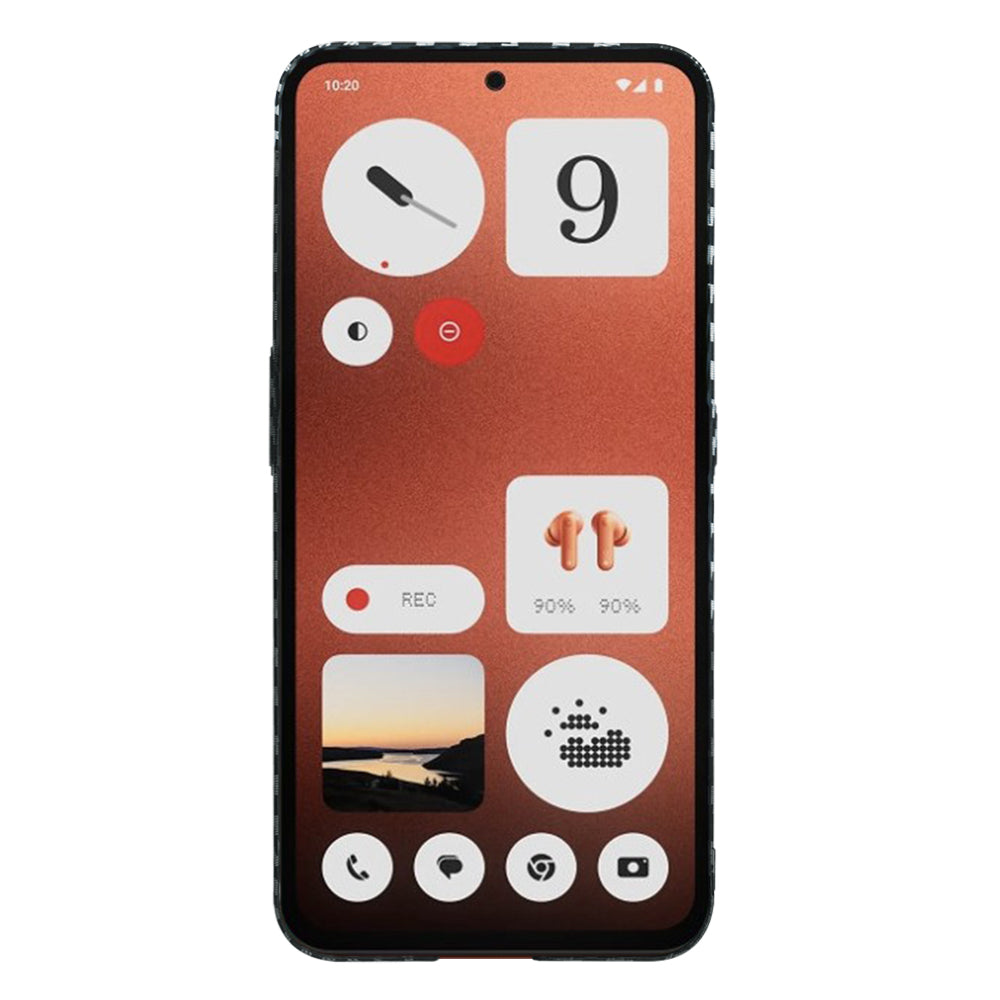 Etui na Nothing CMF Phone 1, Techsuit, Carbonite FiberShell, Czarny Szary