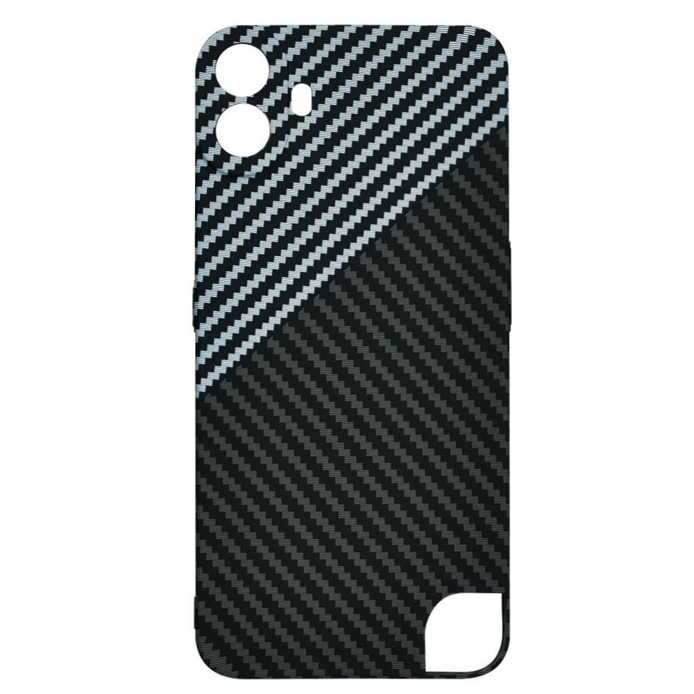 Etui na Nothing CMF Phone 1, Techsuit, Carbonite FiberShell, Czarny Szary