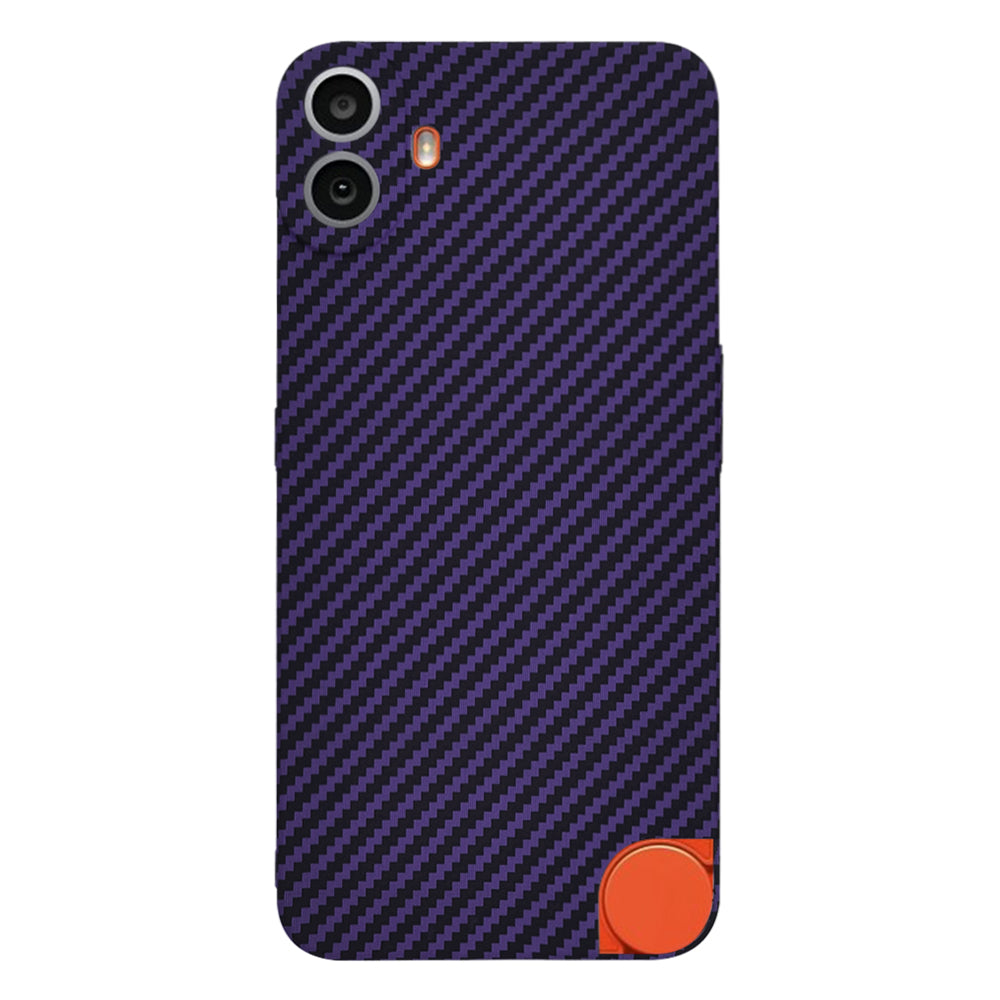Etui na Nothing CMF Phone 1, Techsuit, Carbonite FiberShell, Fioletowy