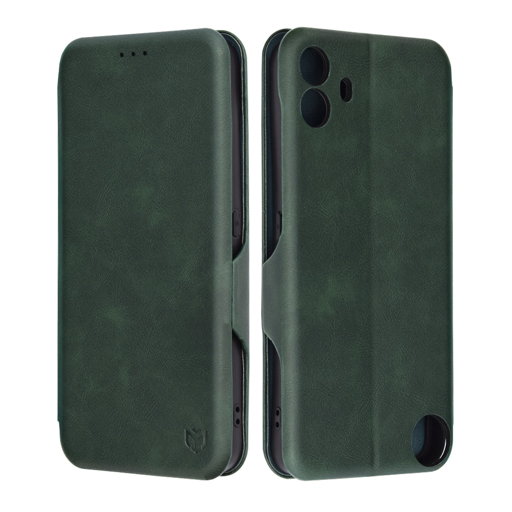 Etui na Nothing CMF Phone 1, Techsuit, Safe Wallet Plus, Zielony