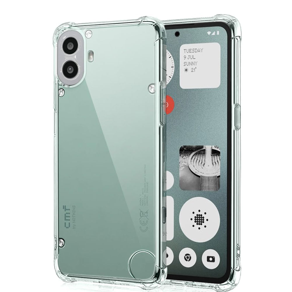 Etui na Nothing CMF Phone 1, Techsuit, odporne na wstrząsy, przezroczyste