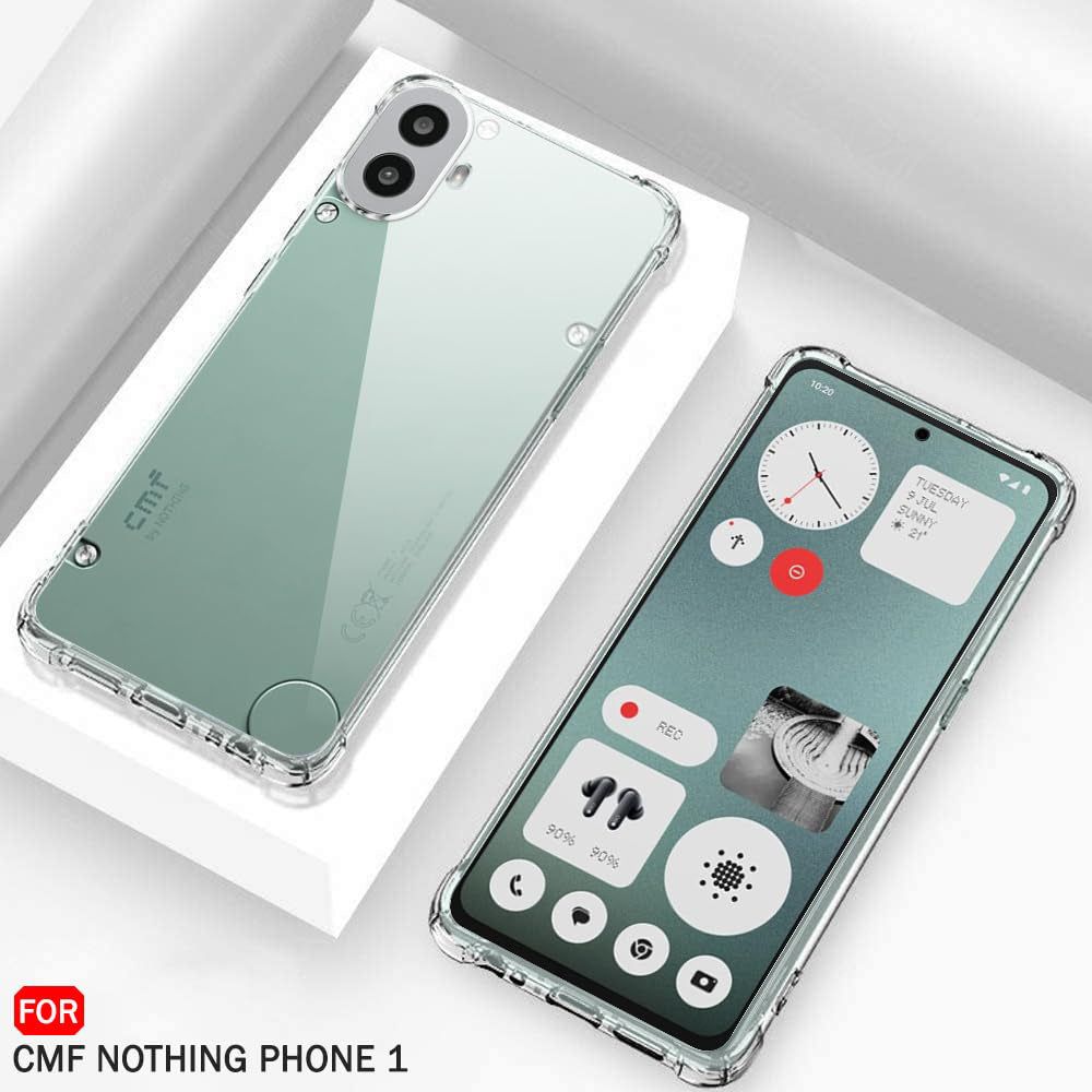 Etui na Nothing CMF Phone 2 Pro, Techsuit, Shockproof Clear, Przezroczyste