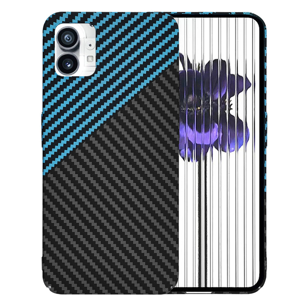 Etui na Nothing Phone (1), Techsuit, Carbonite FiberShell, Czarna Bleu