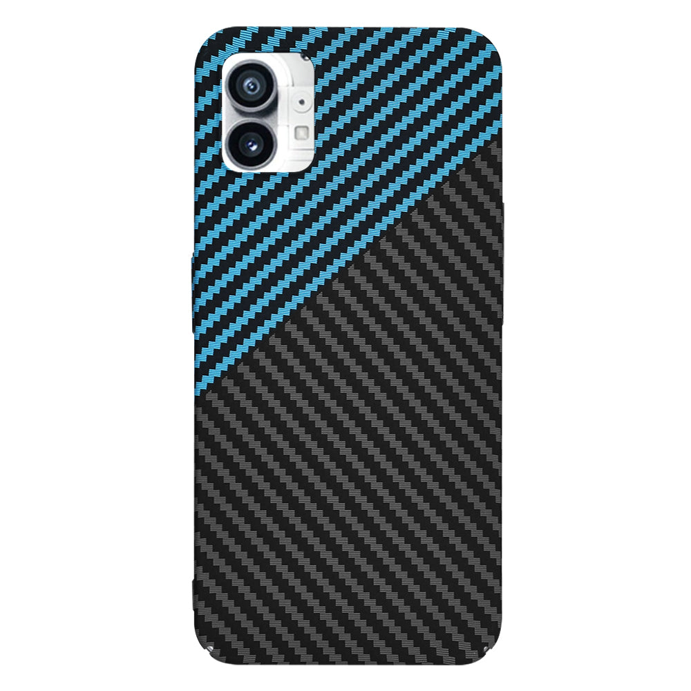 Etui na Nothing Phone (1), Techsuit, Carbonite FiberShell, Czarna Bleu
