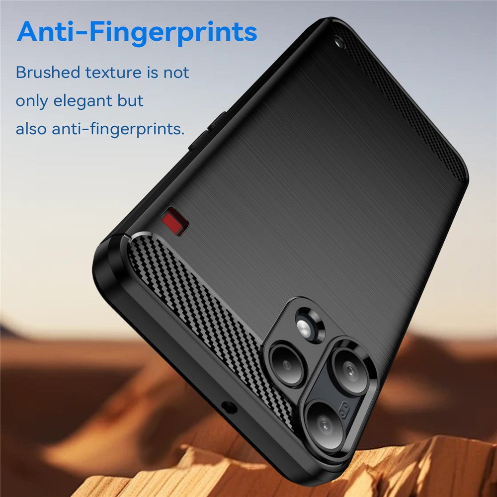 Etui na Nothing Phone (3a) Lite, Techsuit, Carbon, Czarne