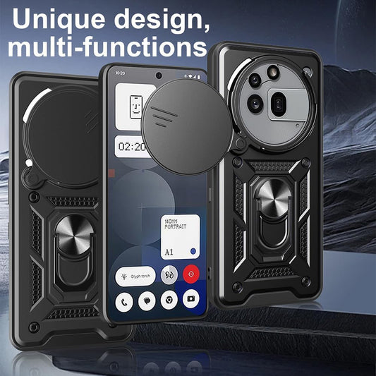 Etui na Nothing Phone (3a) Pro, Techsuit, CamShield, Zielony