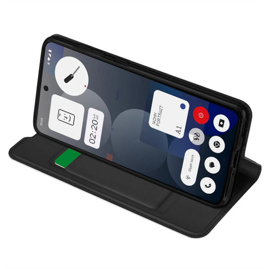 Etui na Nothing Phone (3a) Pro, Techsuit, Magskin Book, czarne