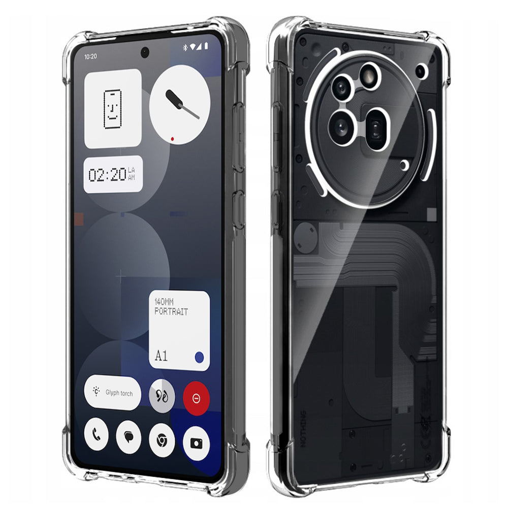 Etui na Nothing Phone (3a) Pro, Techsuit, Shockproof Clear, Przezroczyste