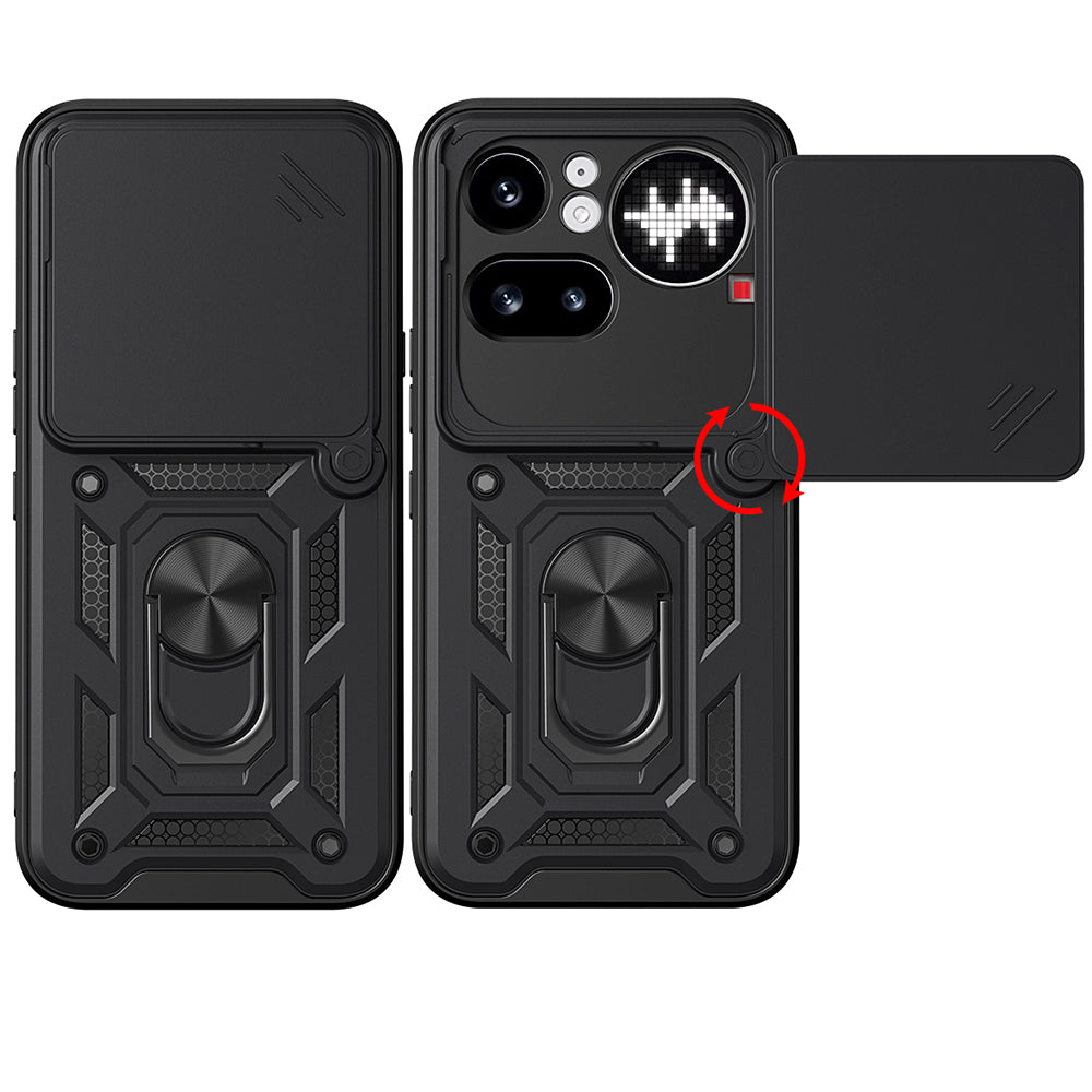 Etui na Nothing Phone (4a) Pro, Techsuit, CamShield, Niebieskie