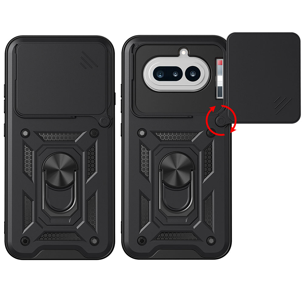 Etui na Nothing Phone (4a), Techsuit, CamShield, Czarne