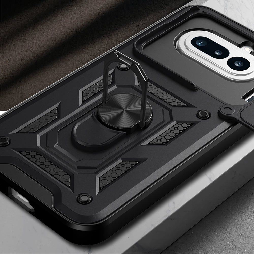 Etui na Nothing Phone (4a), Techsuit, CamShield, Czarne