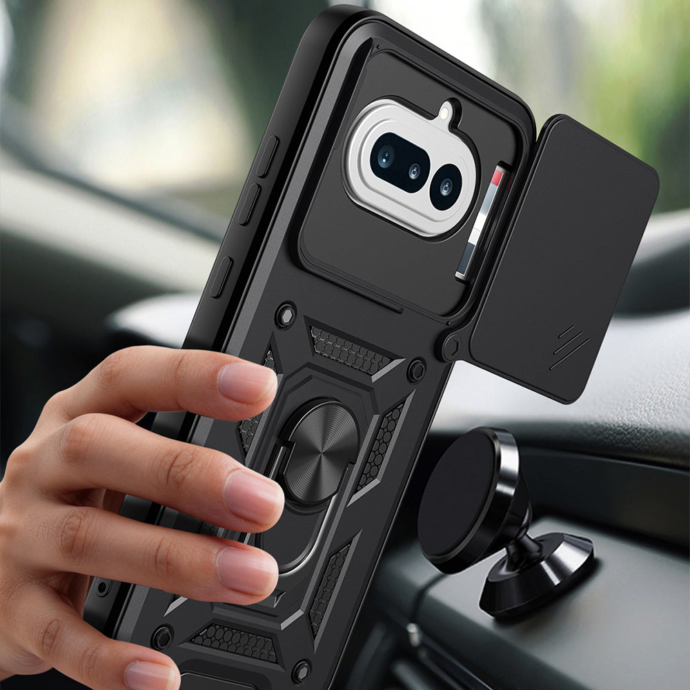 Etui na Nothing Phone (4a), Techsuit, CamShield, Czarne