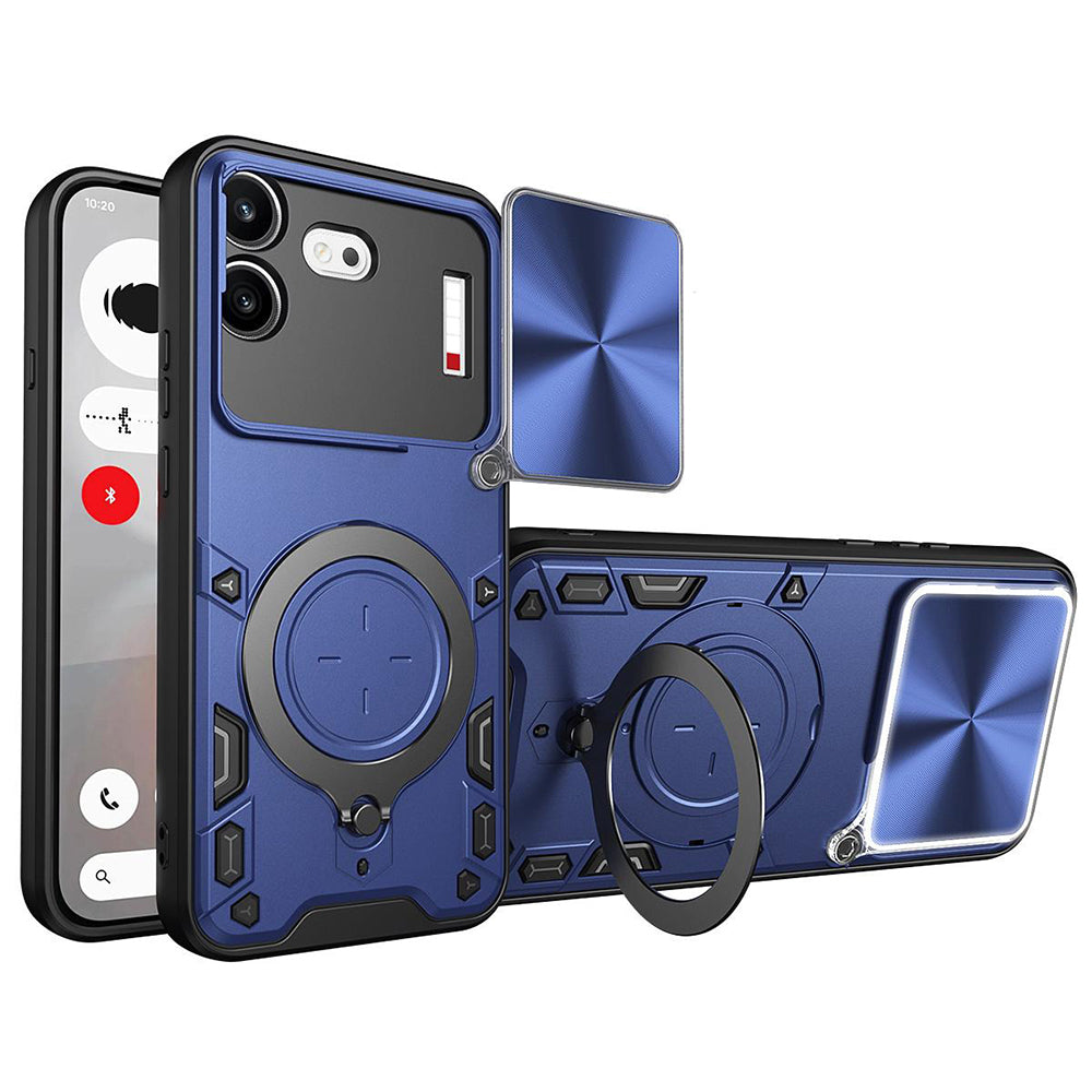 Etui na Nothing Phone (4b), Techsuit, CamGuard Pro, Niebieskie