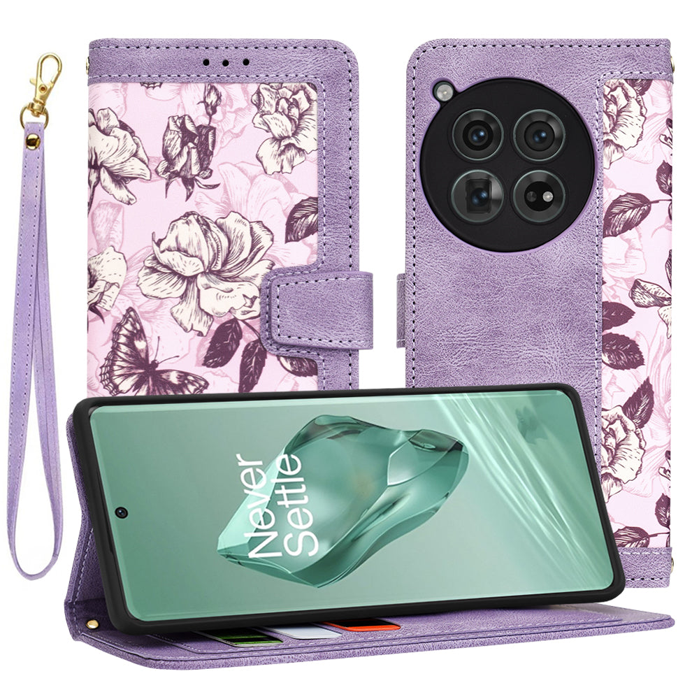 Etui na OnePlus 12, Techsuit, FlipCraft, Fioletowy