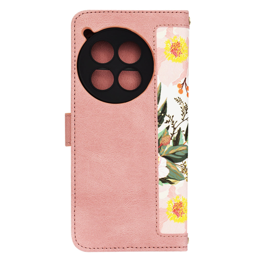 Etui na OnePlus 12, Techsuit, FlipCraft, różowe