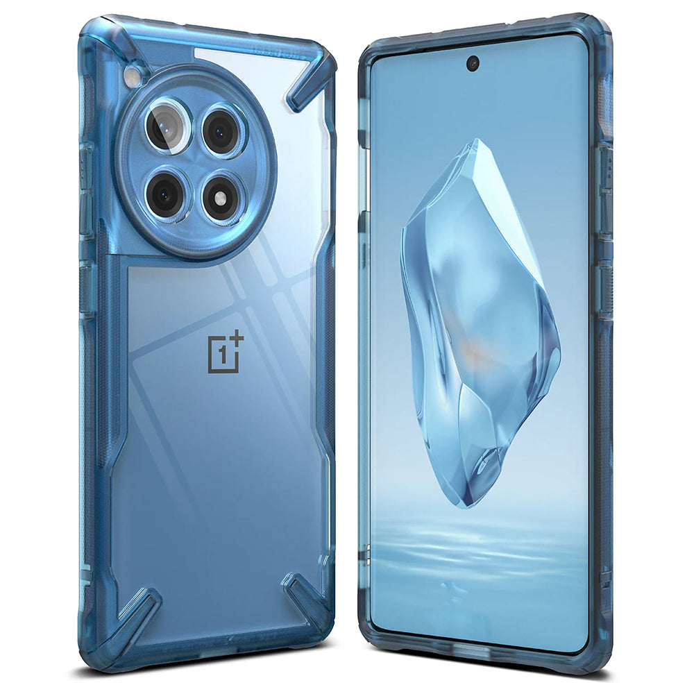 Etui na OnePlus 12R, Ringke, Fusion X, Niebieskie