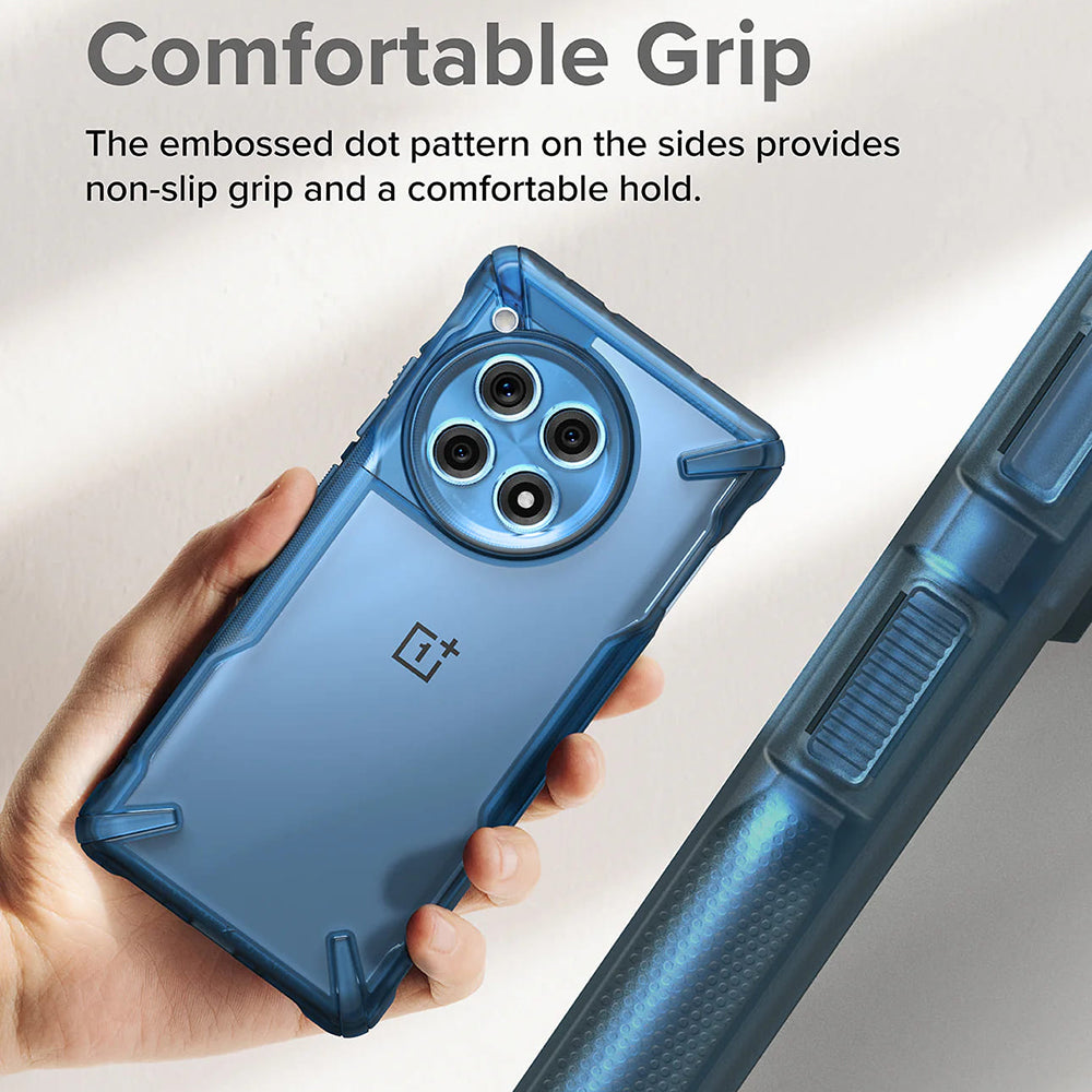 Etui na OnePlus 12R, Ringke, Fusion X, Niebieskie