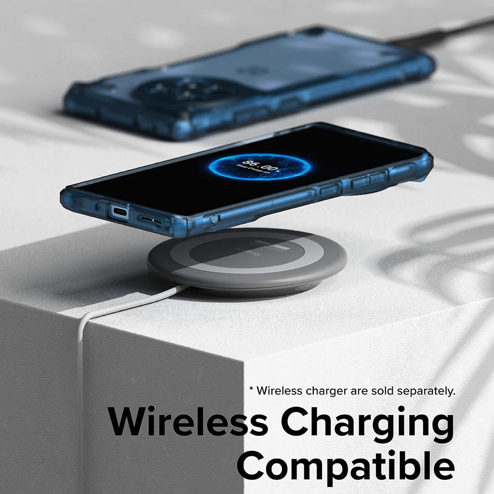 Etui na OnePlus 12R, Ringke, Fusion X, Niebieskie