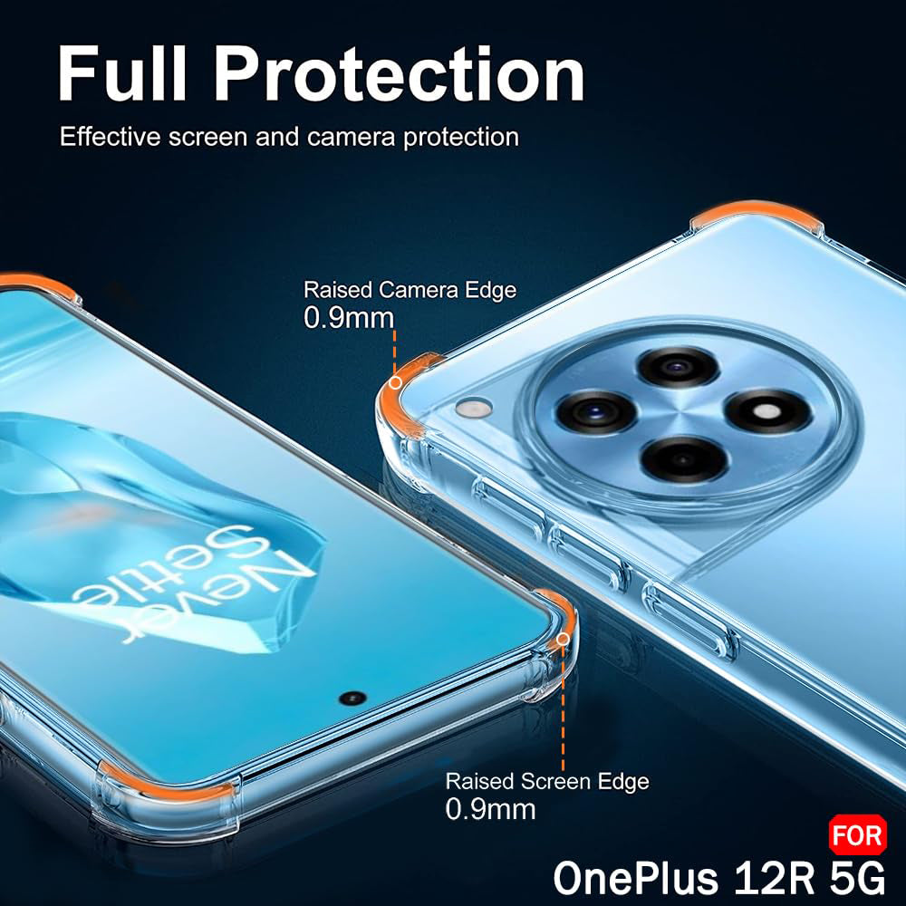 Etui na OnePlus 12R, Techsuit, Shockproof Clear, Przezroczyste