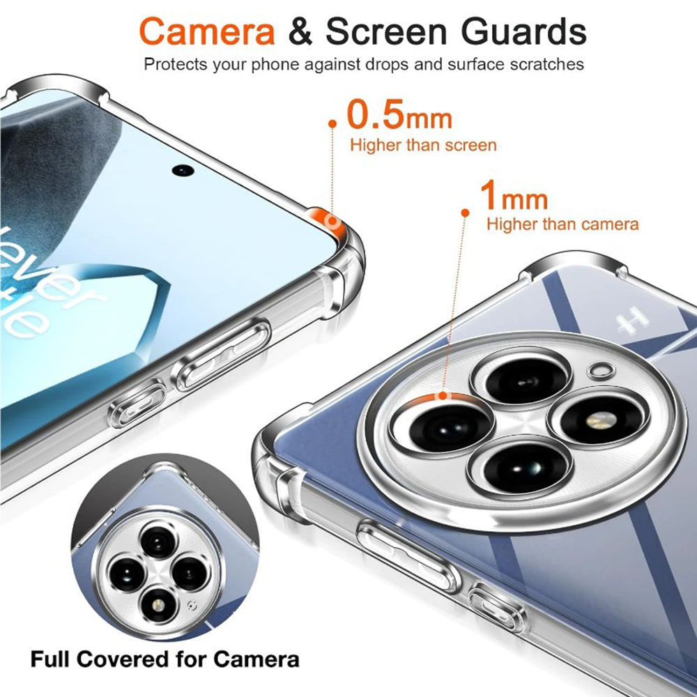 Etui na OnePlus 13, Techsuit, Shockproof Clear, Przezroczyste