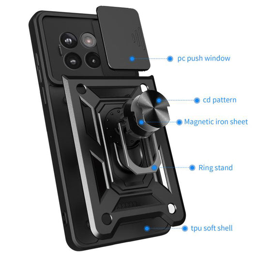Case for OnePlus 13R, Techsuit, CamShield, Pink